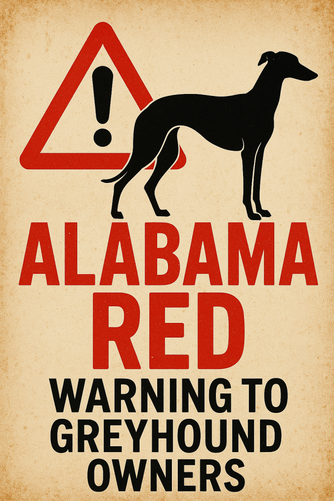 Alabama Red Greyhound